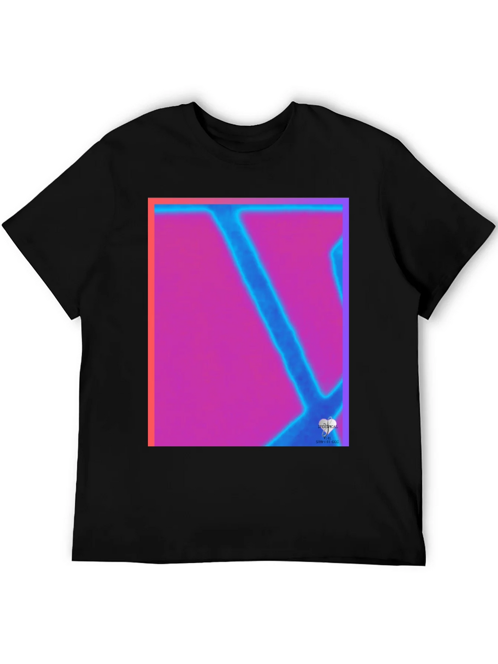 Abstract Neon Graphic Tee - Modern Art T-Shirt product image 4
