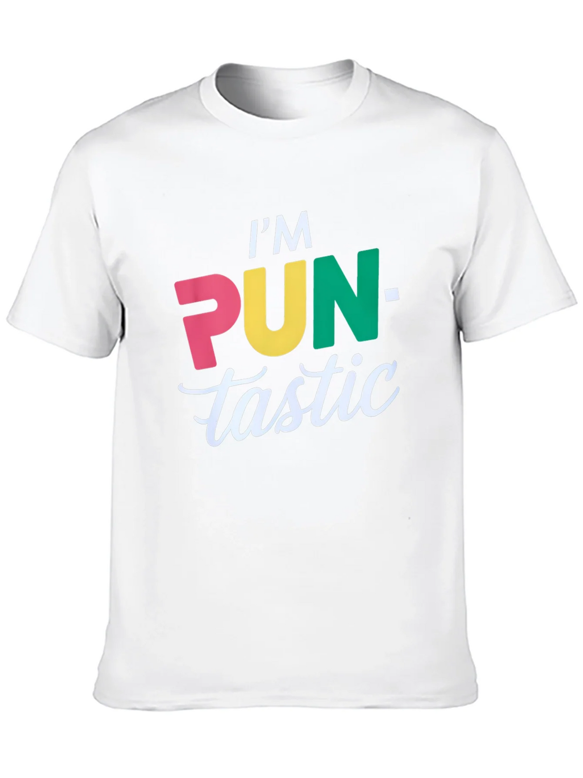 Pun-tastic Graphic T-Shirt - Black Cotton Tee product image 8