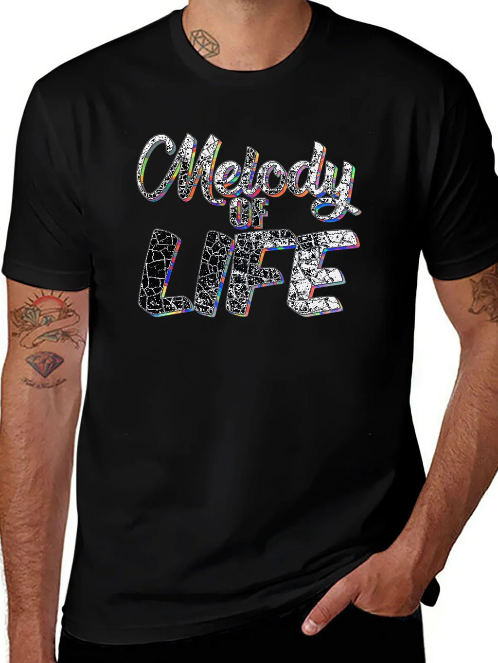 Melody of Life Graphic T-Shirt - Unique Design product image 1