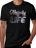 Melody of Life Graphic T-Shirt - Unique Design product image 1