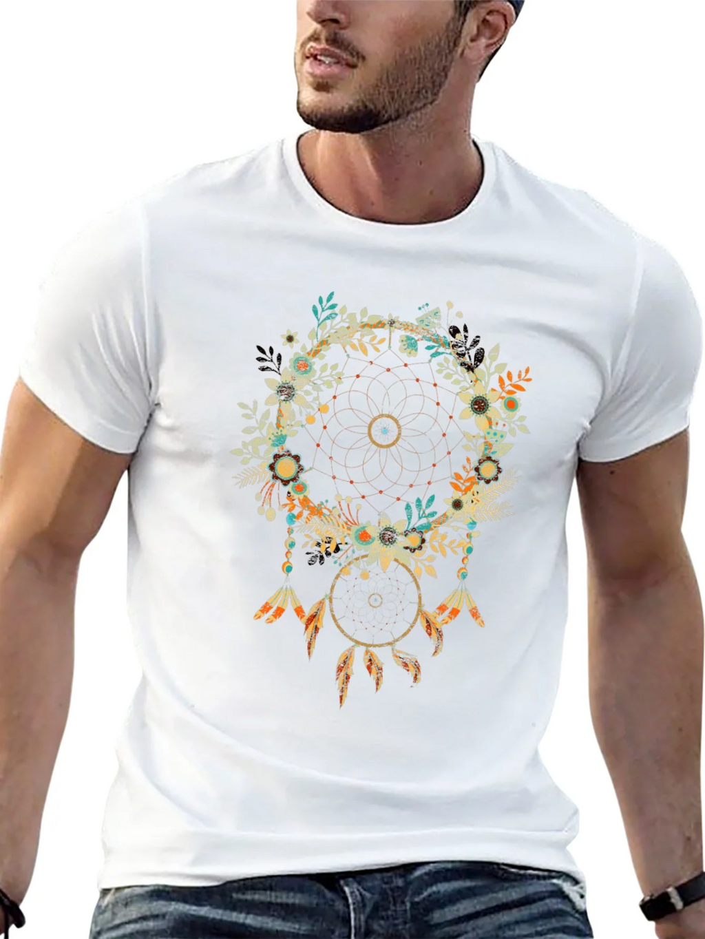 Dreamcatcher Graphic Print Tee - Boho Chic Style product image 12