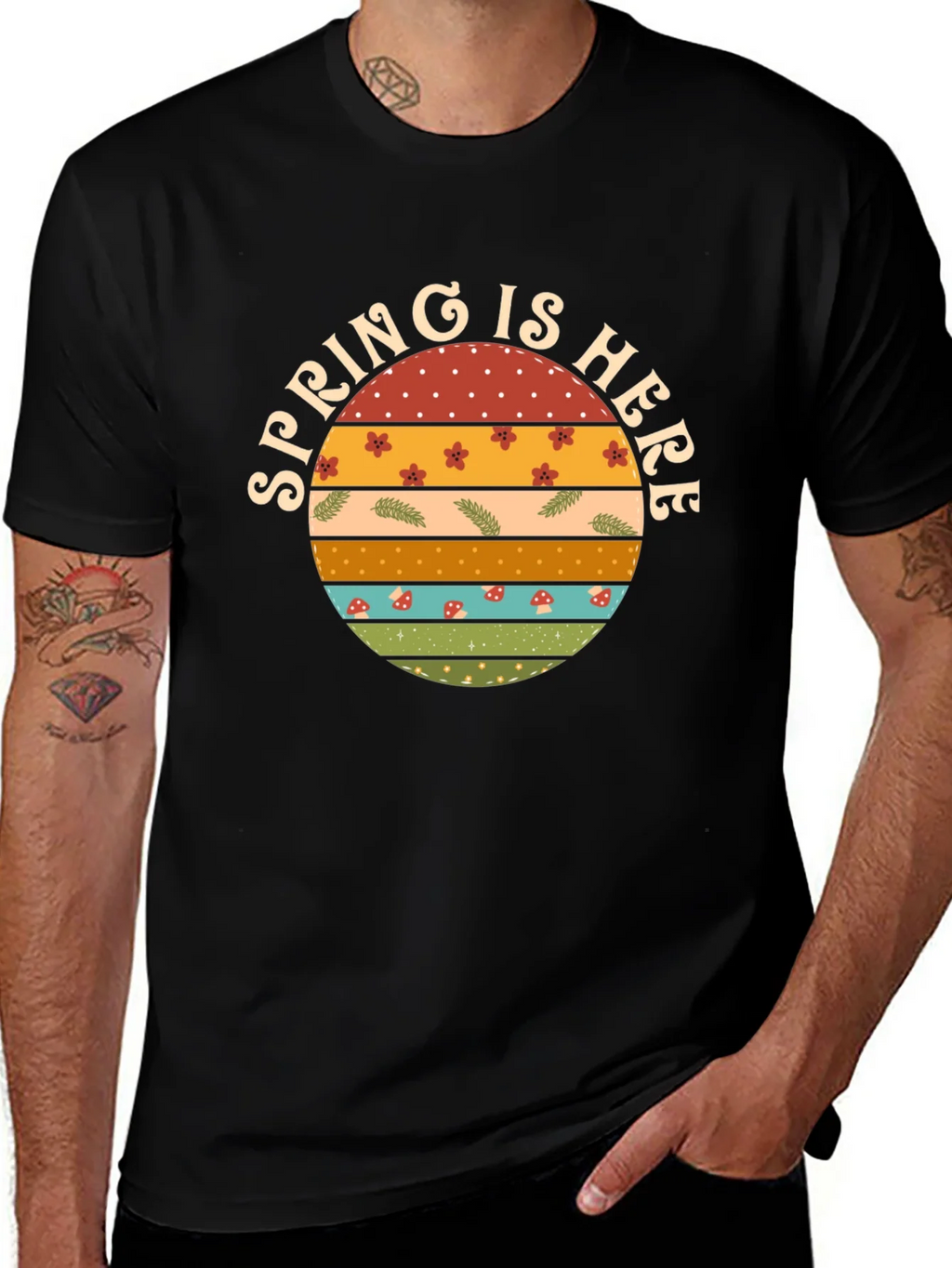 Spring is Here Graphic Tee - Retro Style product image 1