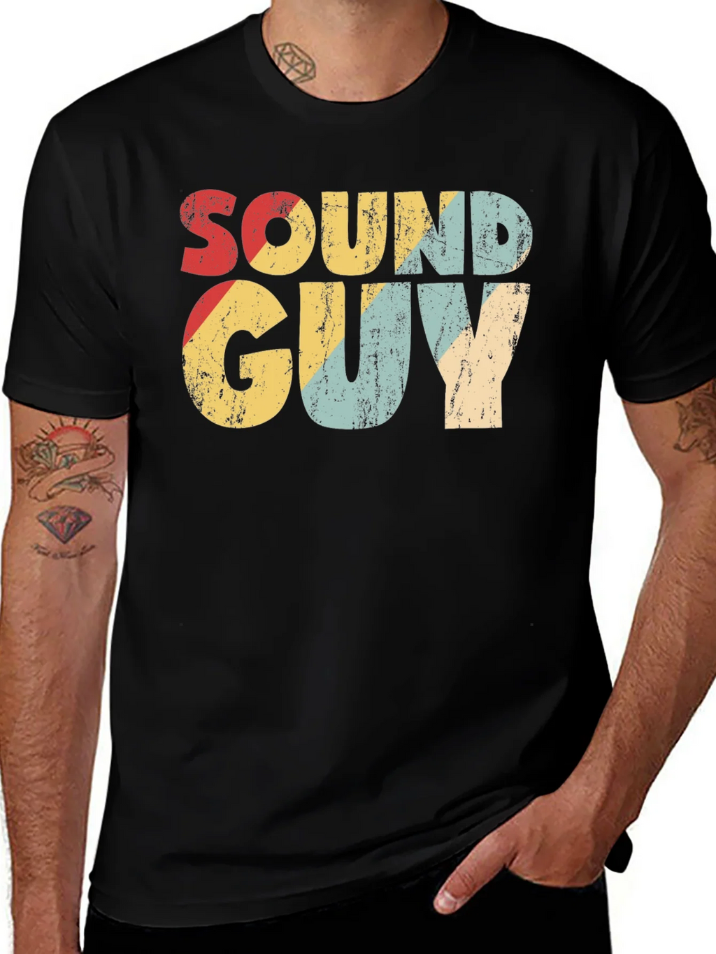 Retro Sound Guy T-Shirt - Music Lover Tee product image 1