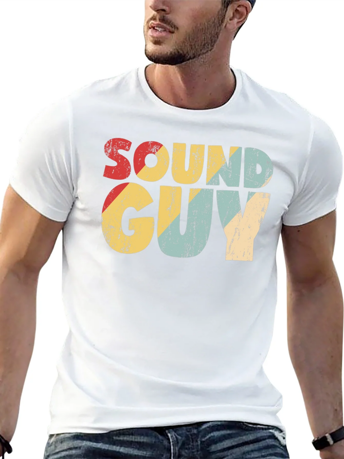 Retro Sound Guy T-Shirt - Music Lover Tee product image 6
