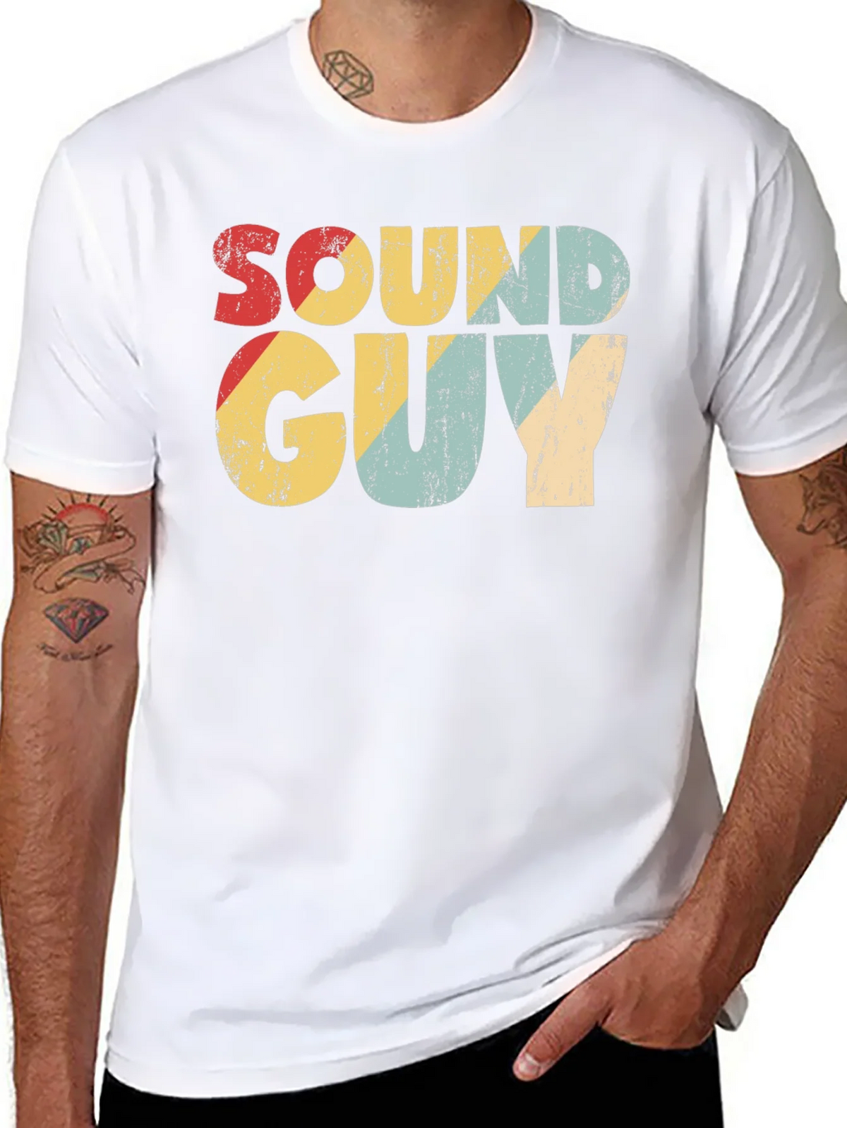Retro Sound Guy T-Shirt - Music Lover Tee product image 4