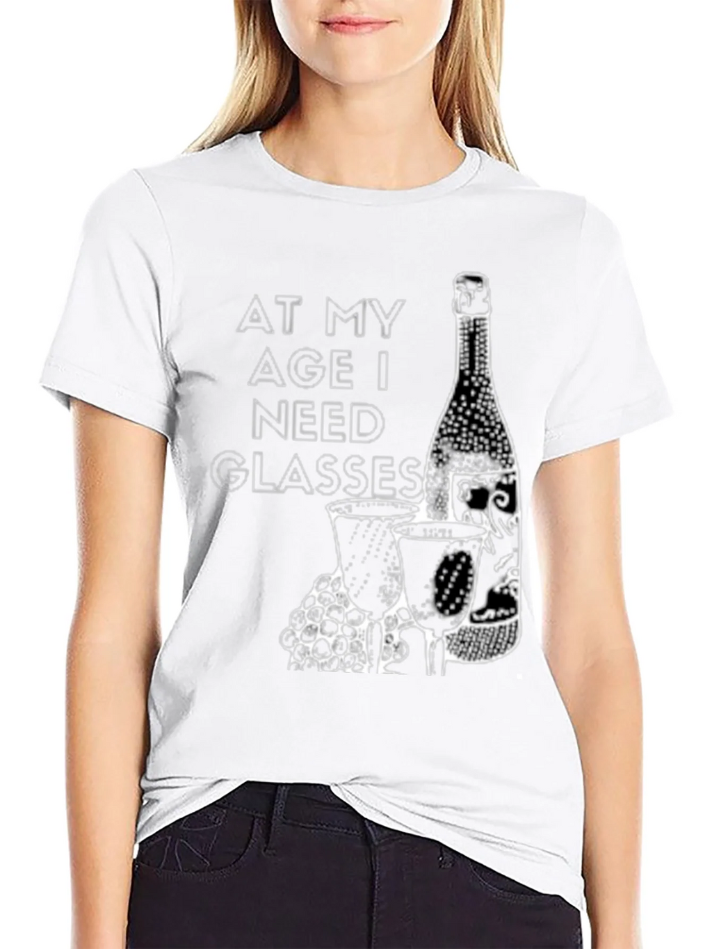 At My Age I Need Glasses T-Shirt product image 8