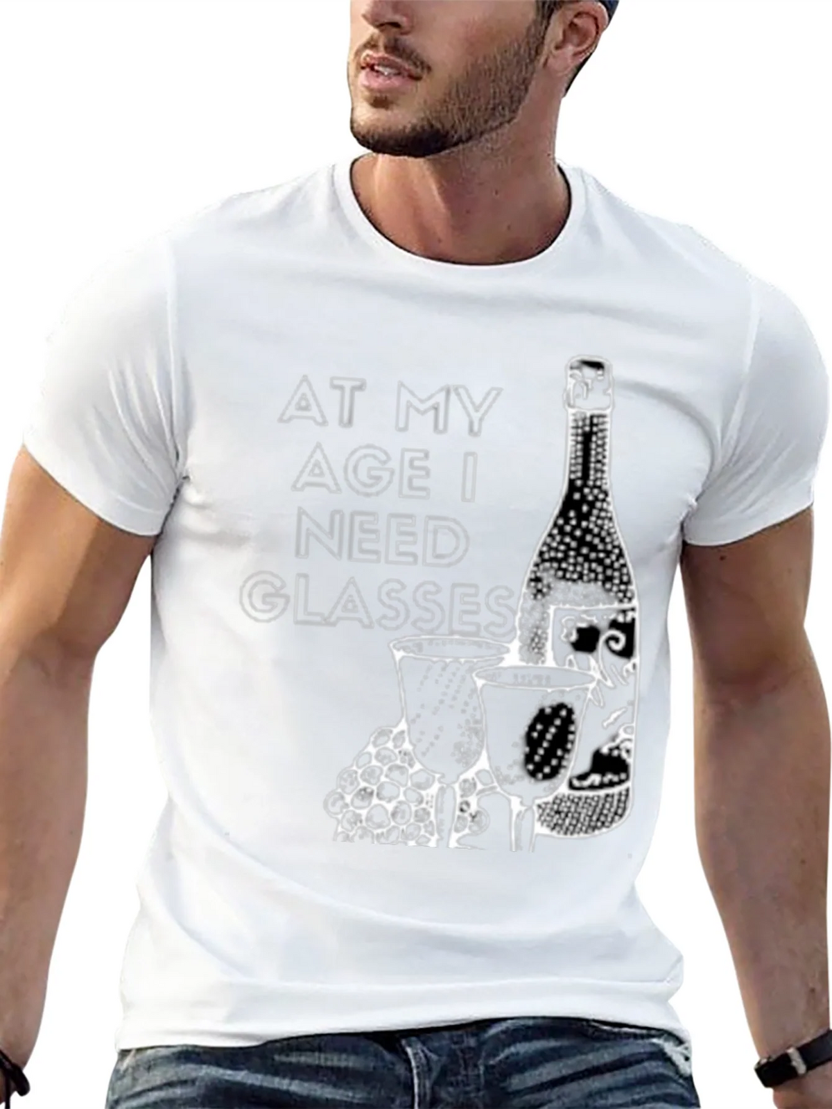At My Age I Need Glasses T-Shirt product image 12