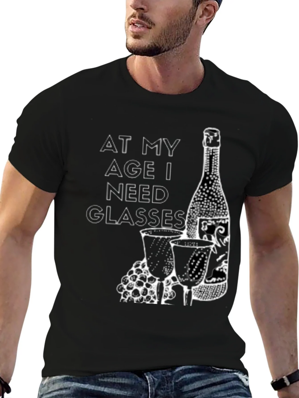 At My Age I Need Glasses T-Shirt product image 6