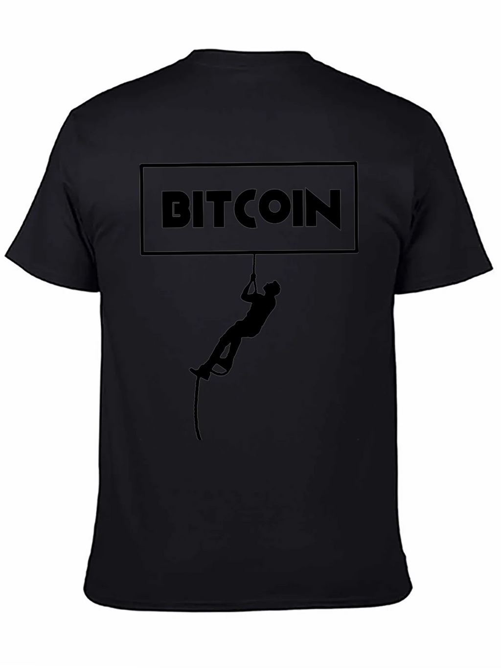 Bitcoin Climber Graphic T-Shirt - Crypto Enthusiast Tee product image 4
