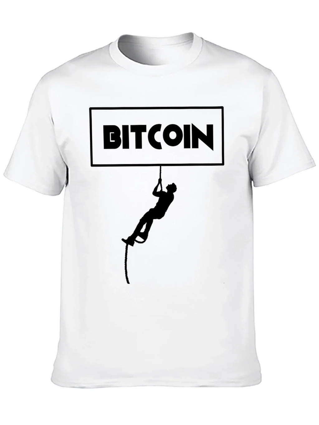 Bitcoin Climber Graphic T-Shirt - Crypto Enthusiast Tee product image 9