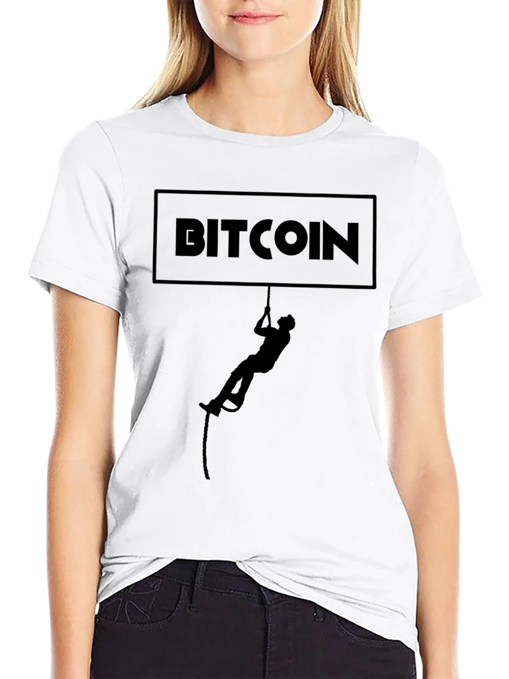 Bitcoin Climber Graphic T-Shirt - Crypto Enthusiast Tee product image 8