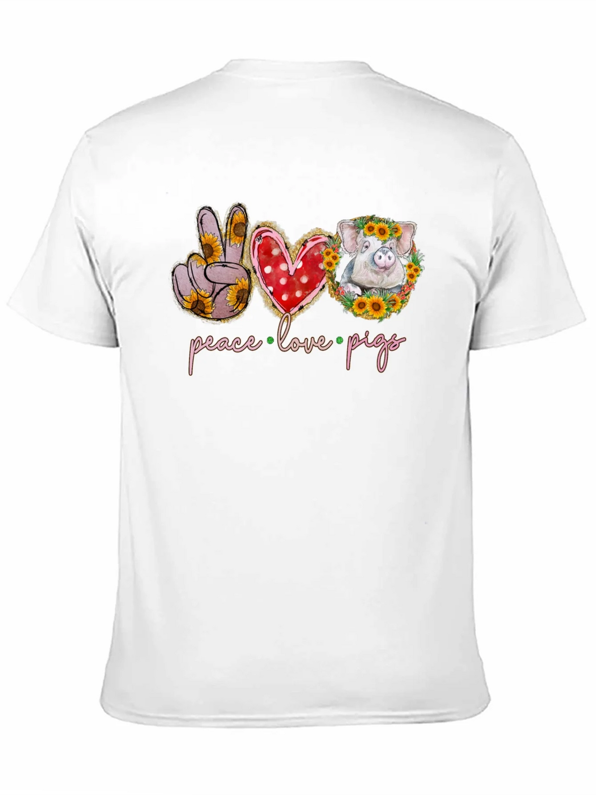 Peace Love Pigs Graphic Tee product image 10