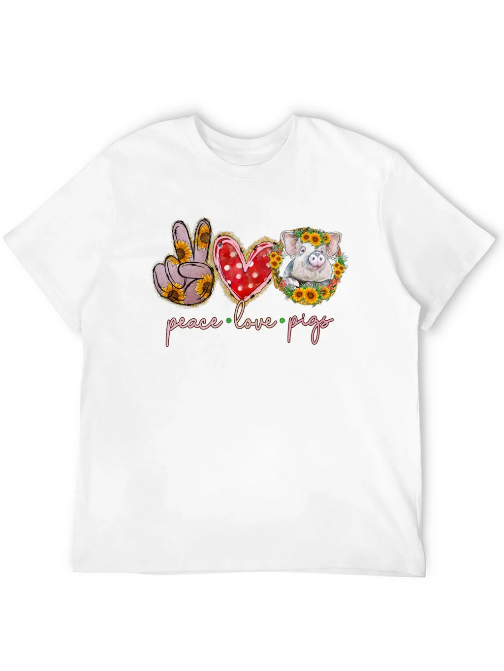 Peace Love Pigs Graphic Tee product image 11