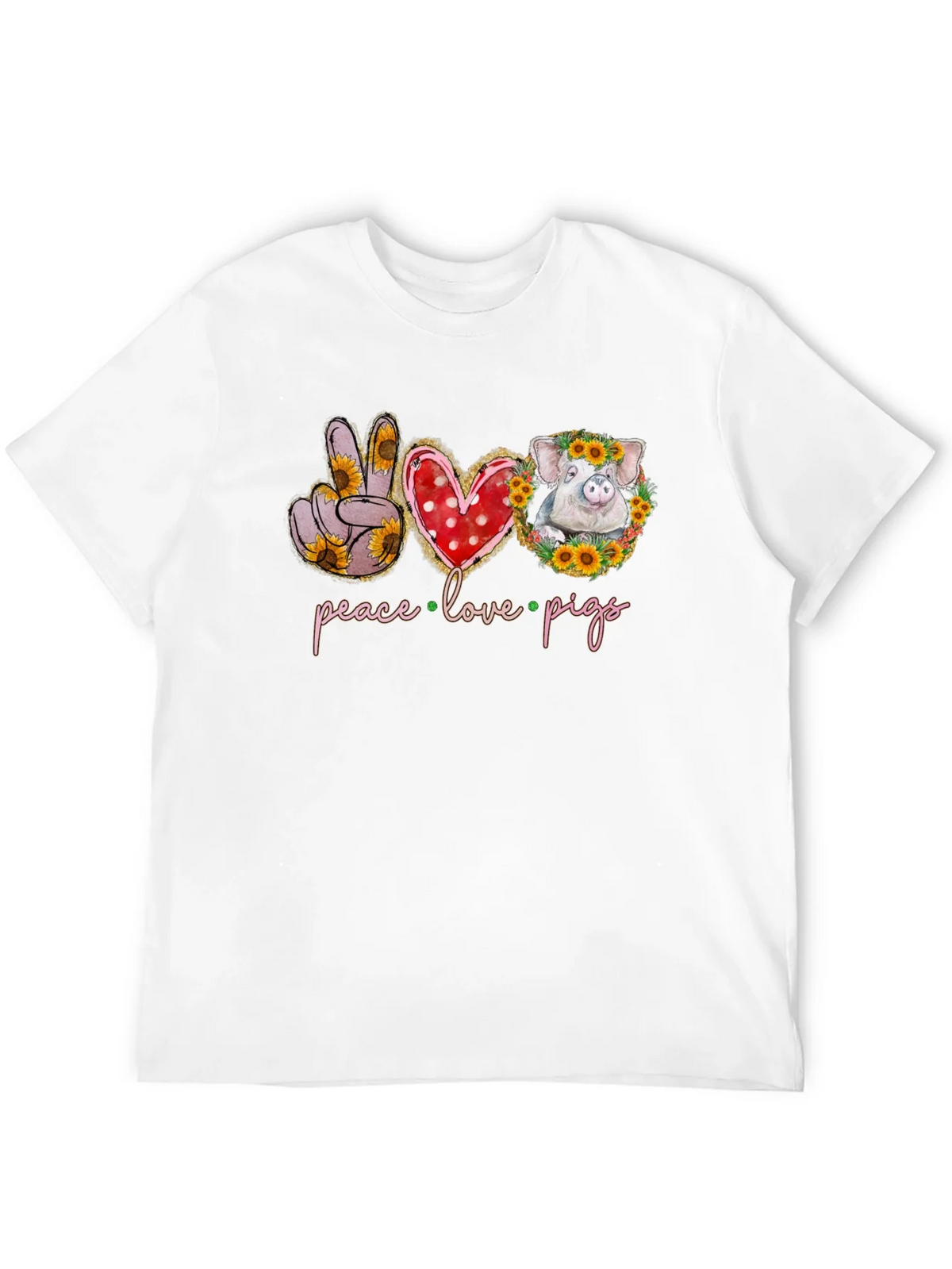 Peace Love Pigs Graphic Tee product image 11