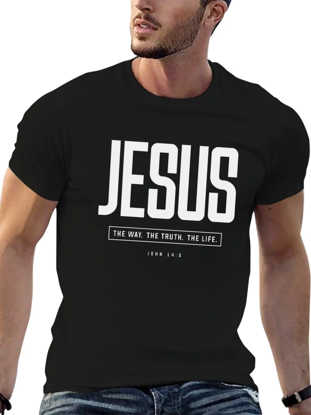 Jesus - The Way Truth Life T-Shirt product image 6