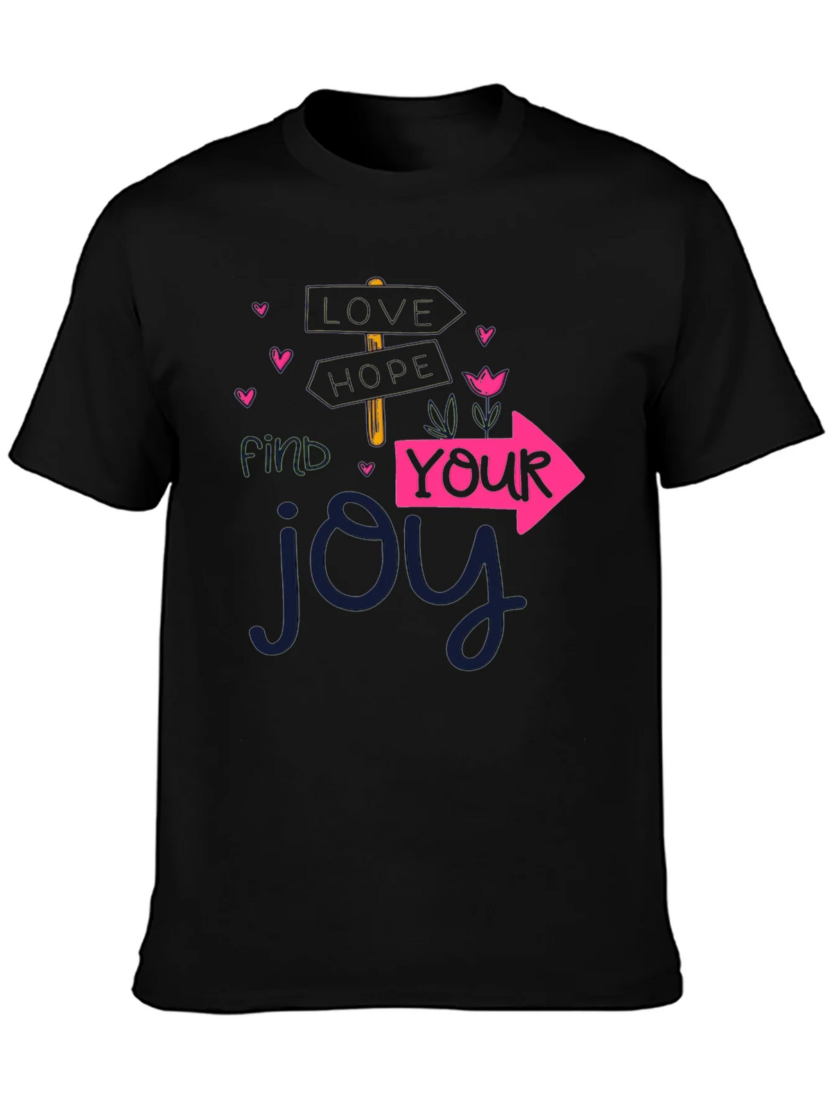 Find Your Joy Graphic T-Shirt - Black product image 3