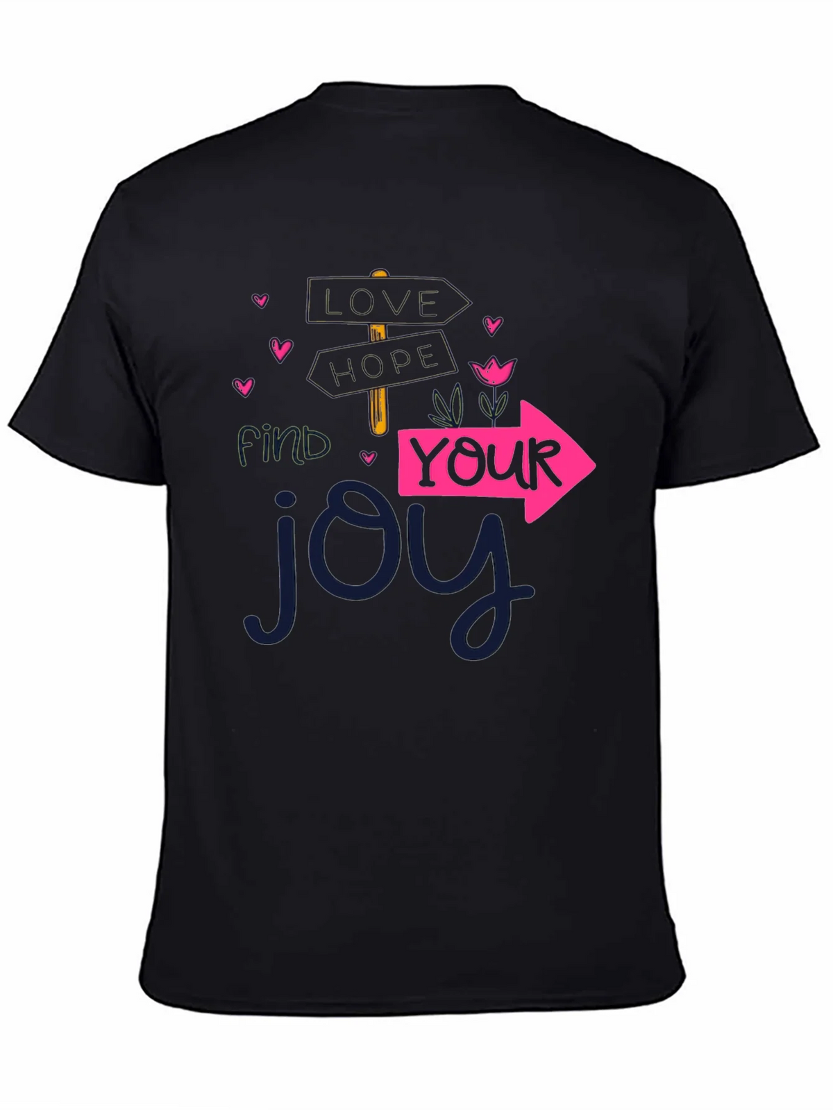 Find Your Joy Graphic T-Shirt - Black product image 4