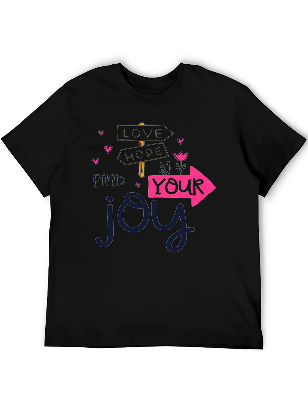 Find Your Joy Graphic T-Shirt - Black product image 5