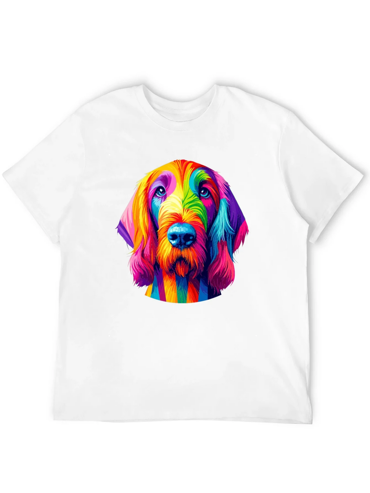 Rainbow Dog T-Shirt - Unique Colorful Graphic Tee product image 11