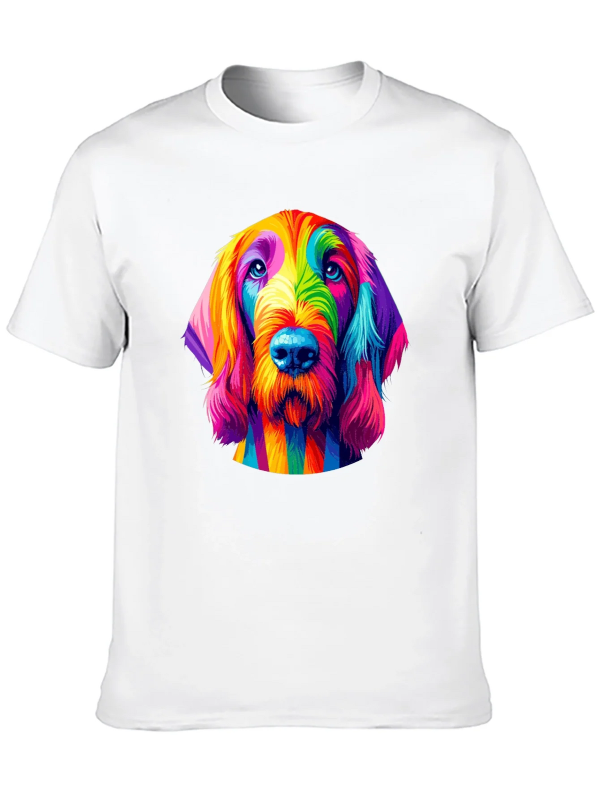 Rainbow Dog T-Shirt - Unique Colorful Graphic Tee product image 9