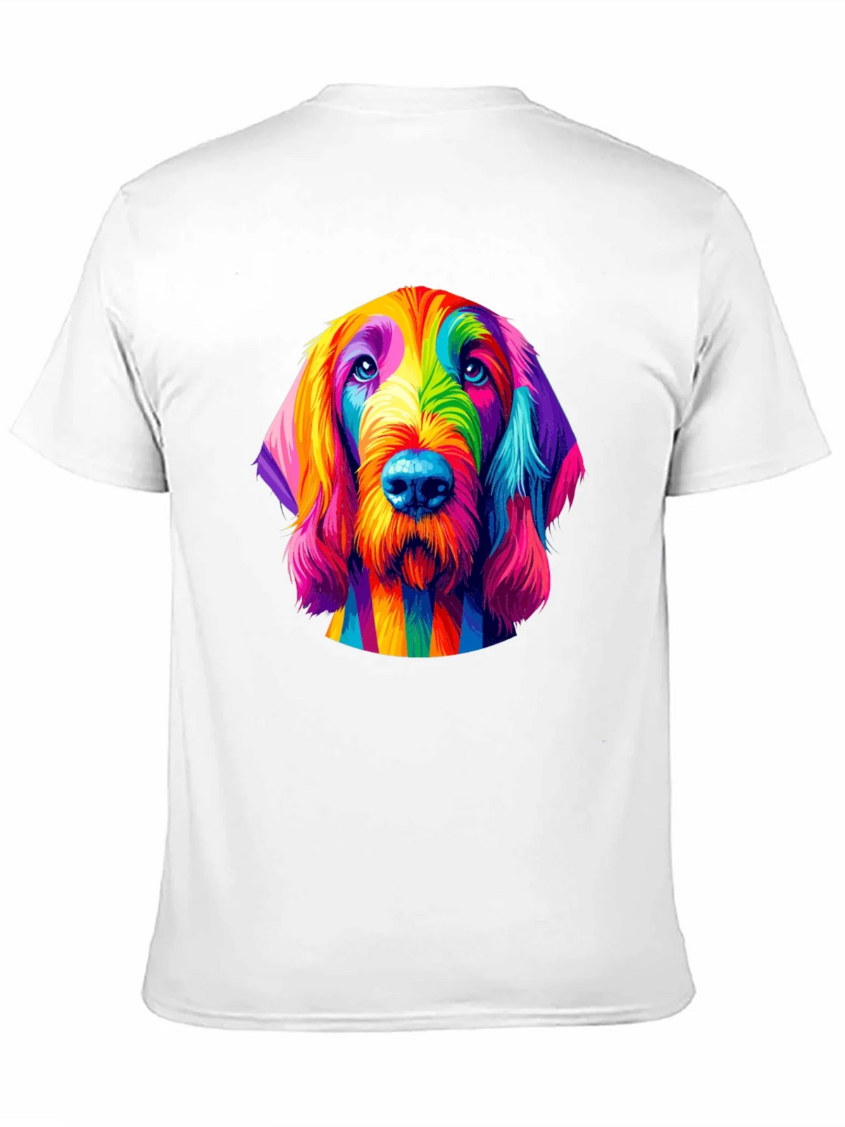Rainbow Dog T-Shirt - Unique Colorful Graphic Tee product image 10