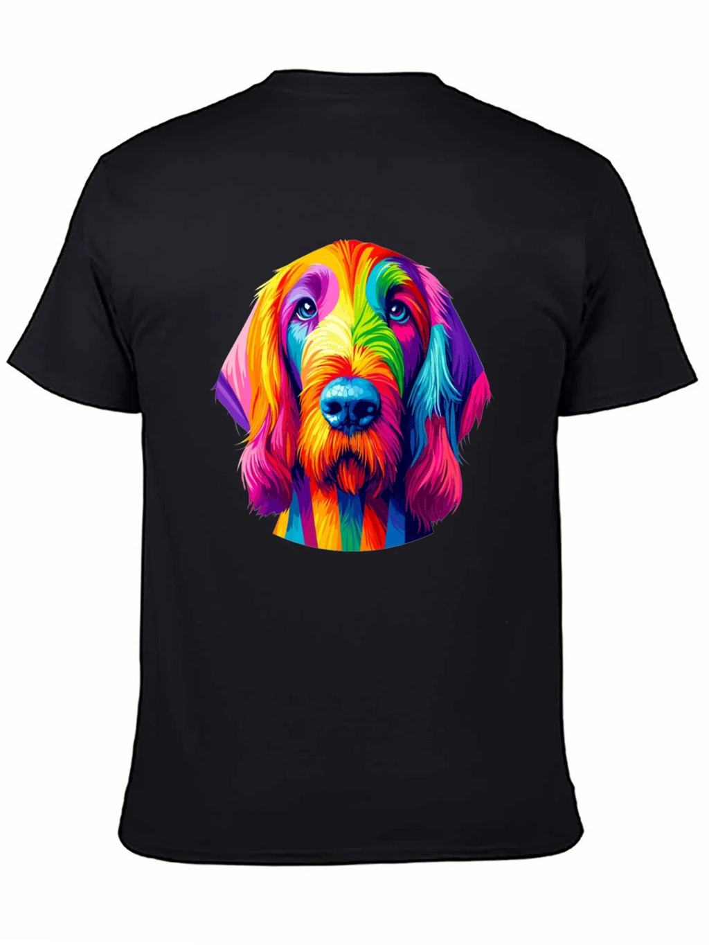 Rainbow Dog T-Shirt - Unique Colorful Graphic Tee product image 4