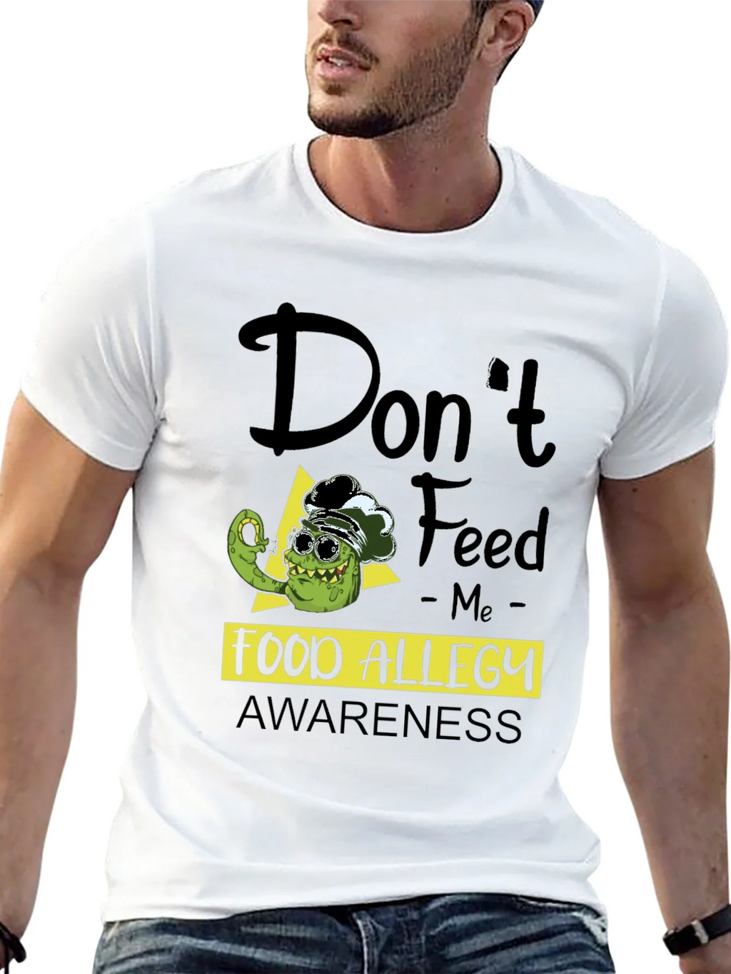 Food Allergy Awareness T-Shirt - Funny Pickle Chef product image 12