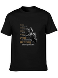 Motivational Rider Graphic T-Shirt - Pain is Temporary product image 1