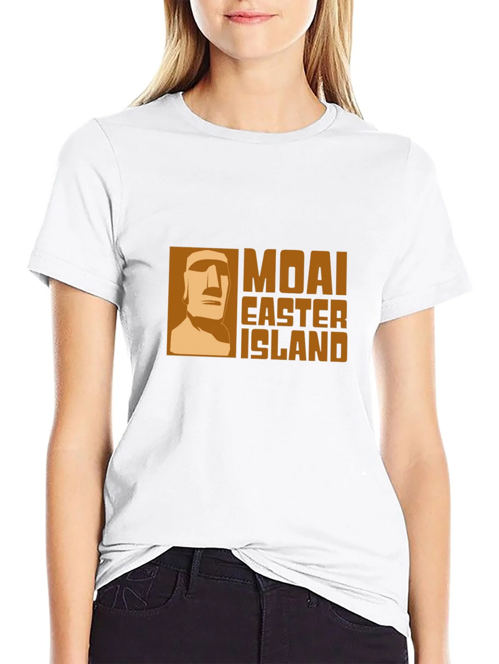 Moai Easter Island Graphic Tee product image 8