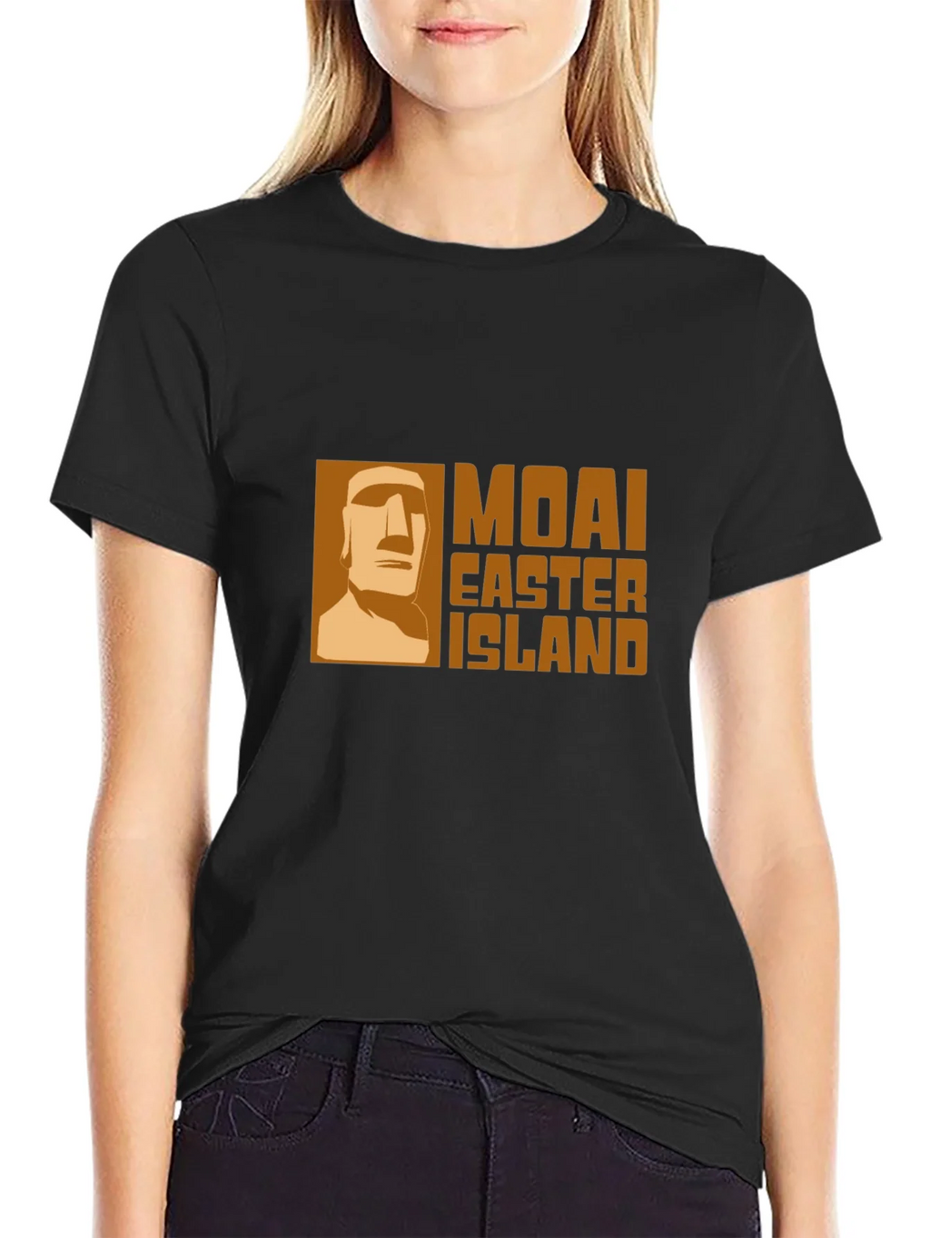 Moai Easter Island Graphic Tee product image 2