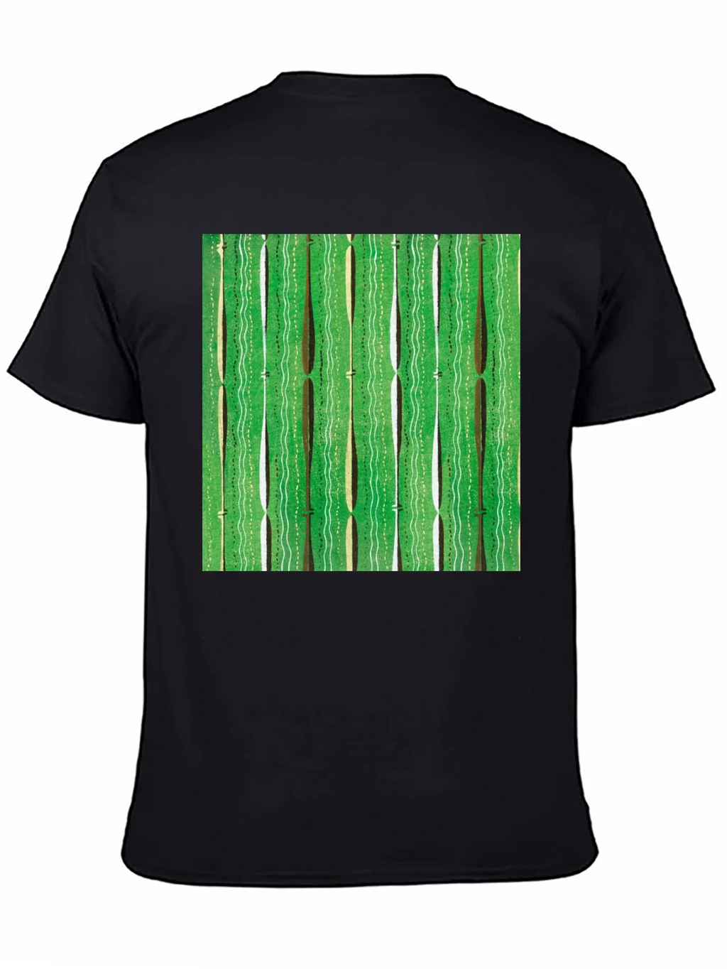 Green Retro Pattern Graphic Tee product image 3