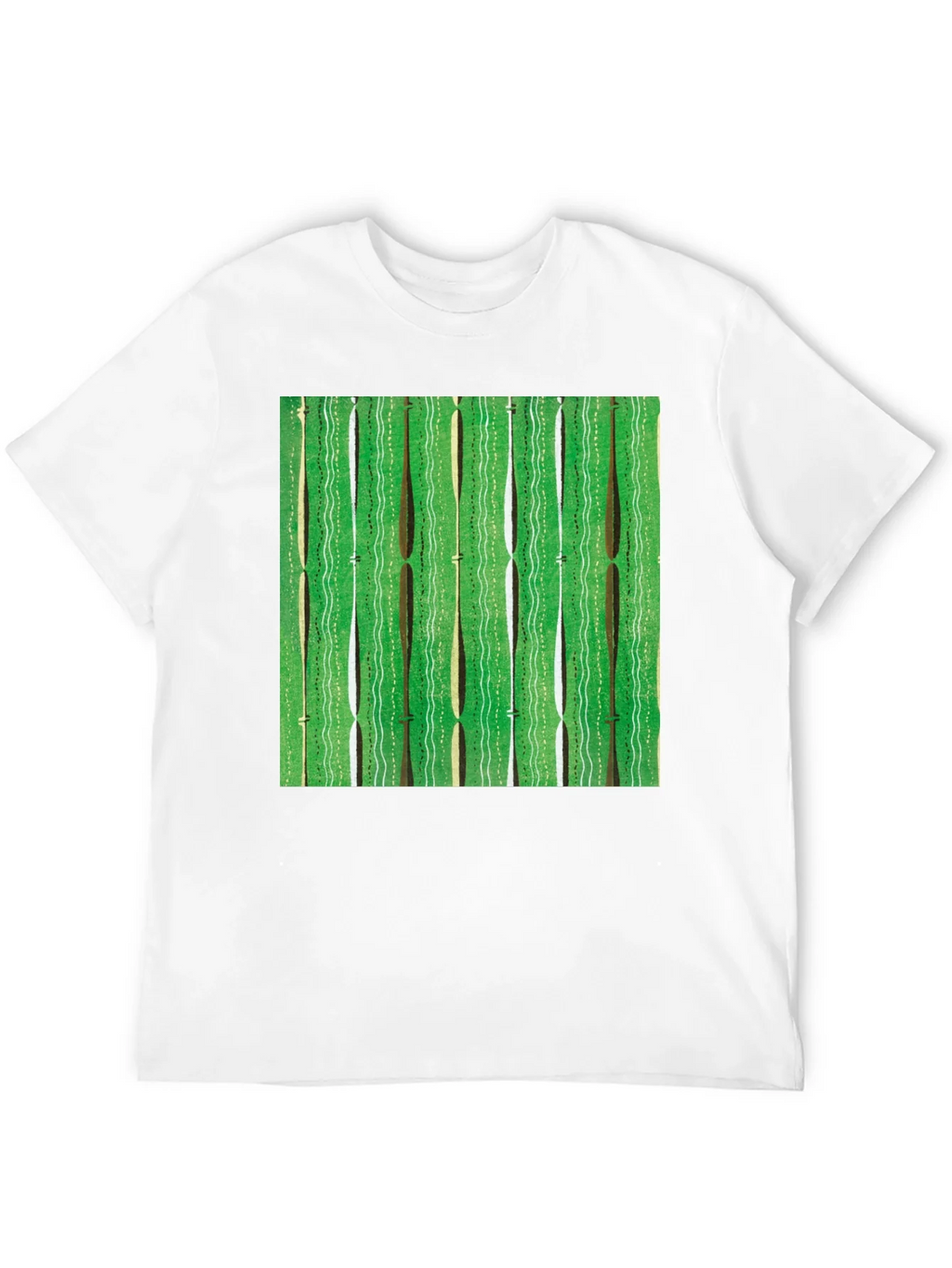 Green Retro Pattern Graphic Tee product image 10