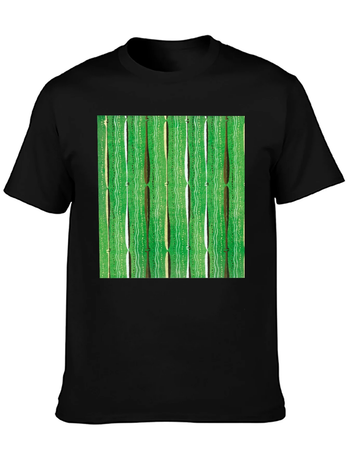 Green Retro Pattern Graphic Tee product image 2