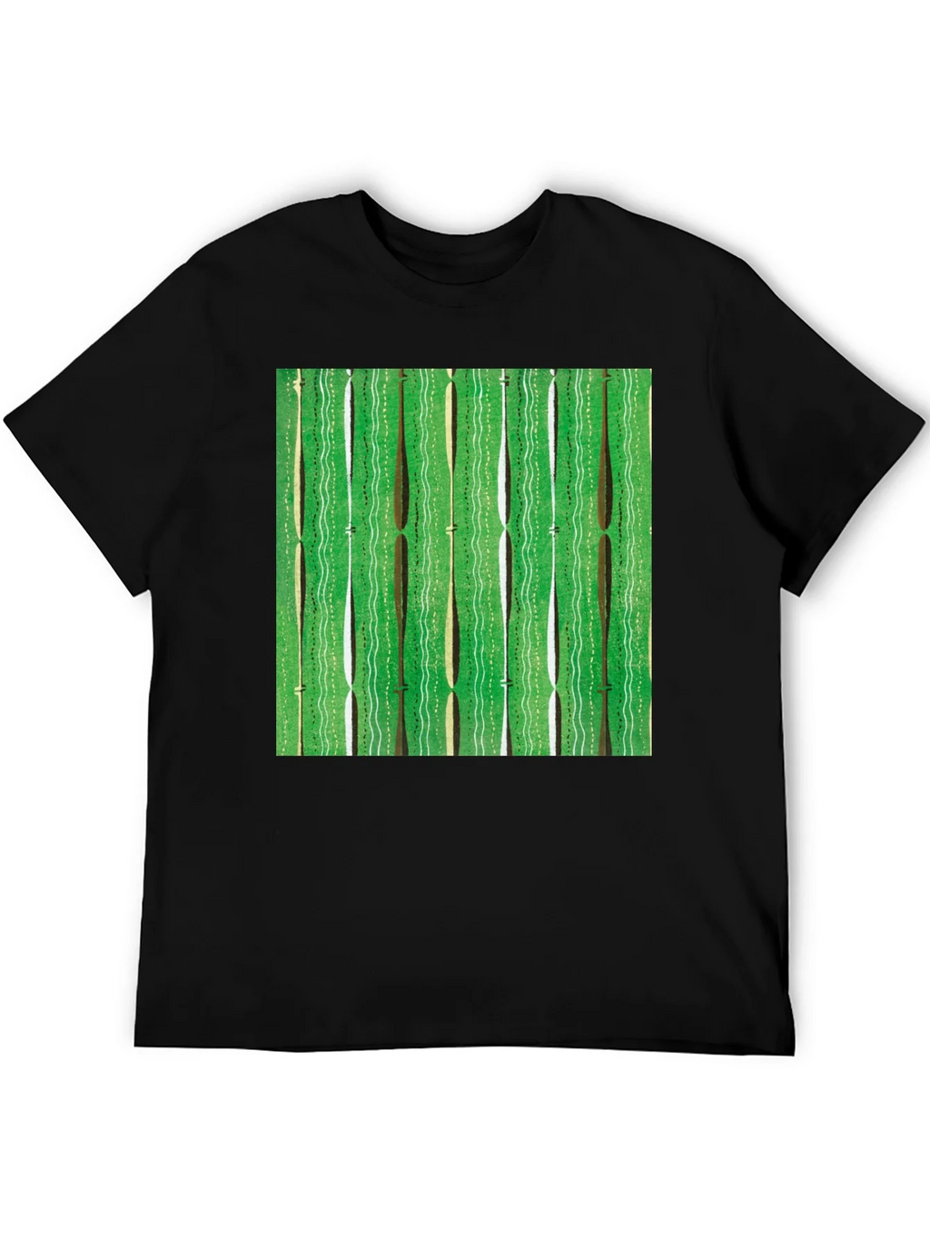 Green Retro Pattern Graphic Tee product image 4