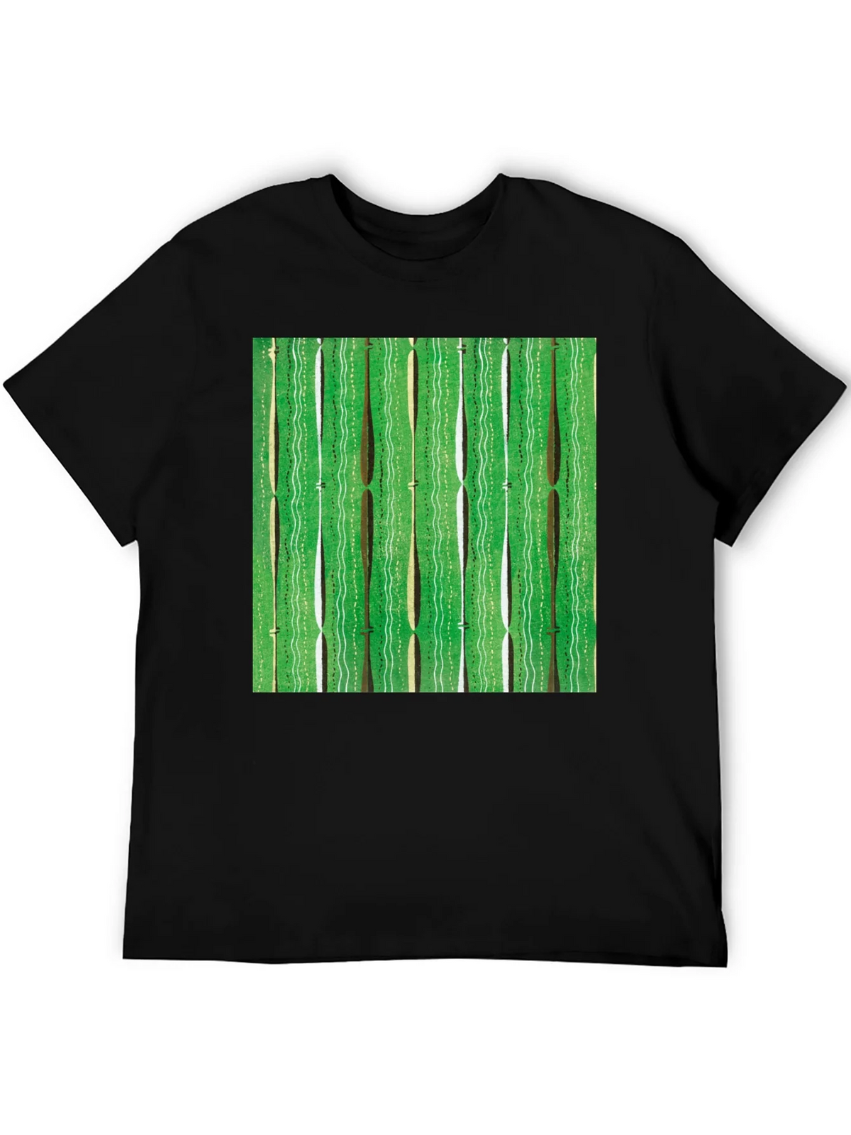 Green Retro Pattern Graphic Tee product image 4