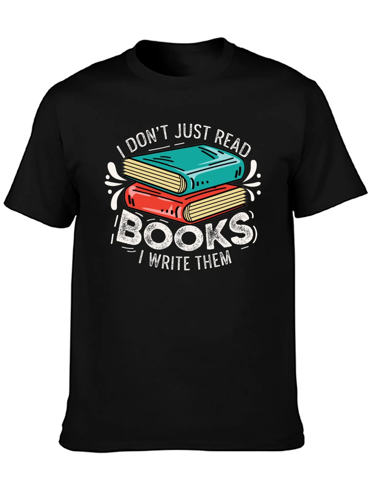 Book Lover Graphic Tee - I Dont Just Read I Write product image 3