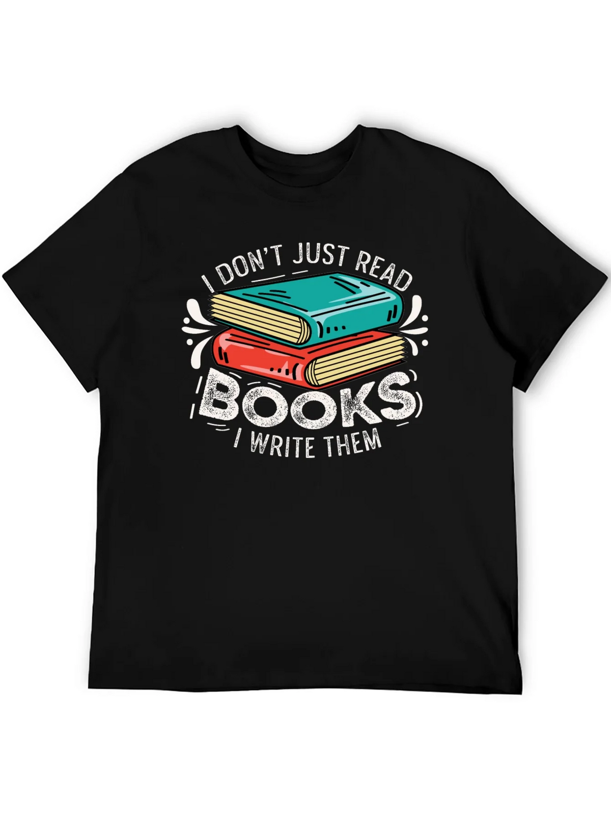 Book Lover Graphic Tee - I Dont Just Read I Write product image 4