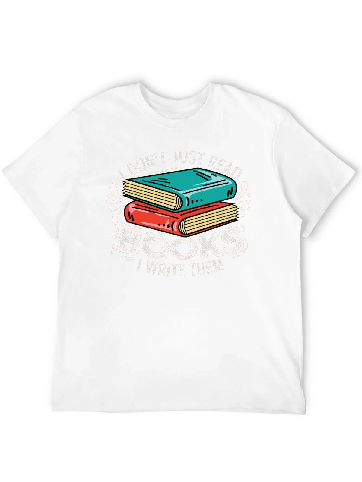 Book Lover Graphic Tee - I Dont Just Read I Write product image 9