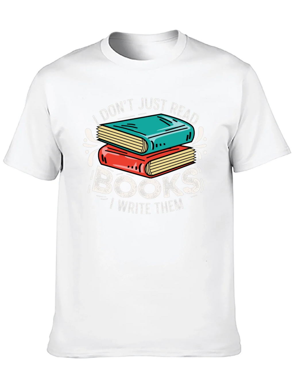 Book Lover Graphic Tee - I Dont Just Read I Write product image 7