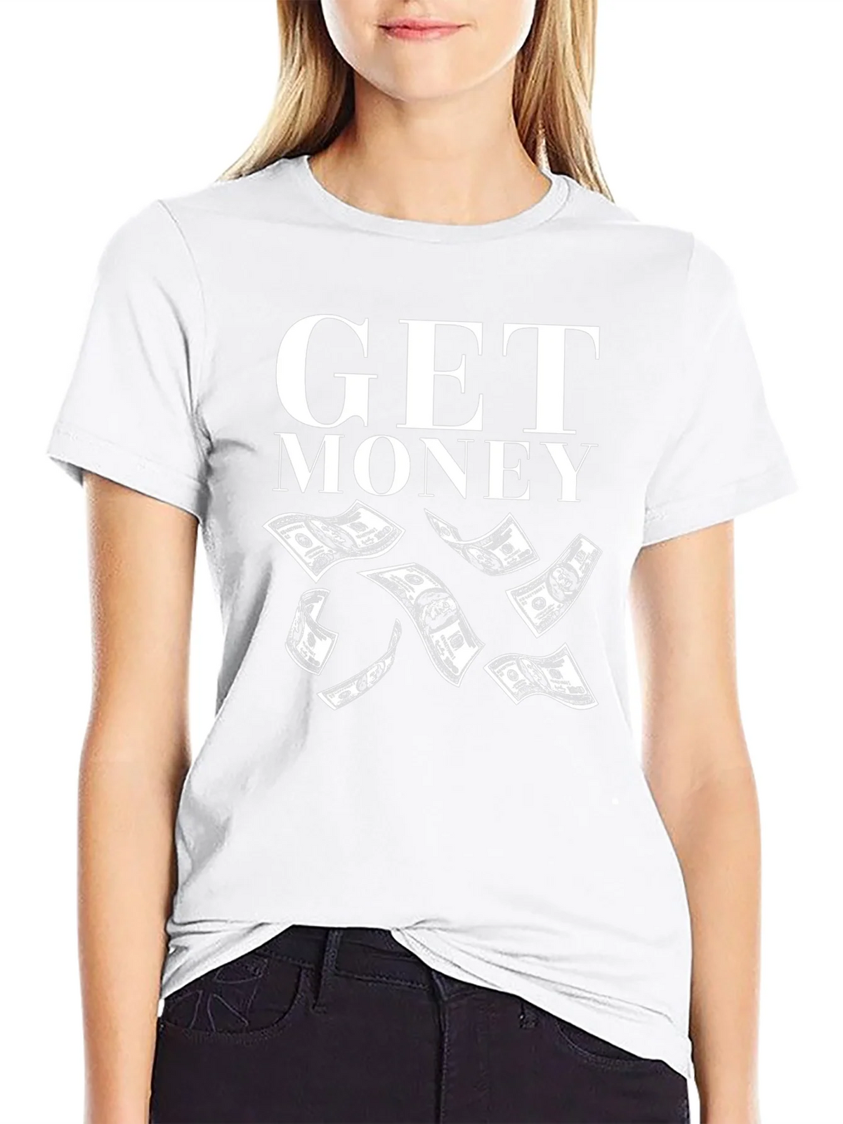 Get Money Black T-Shirt Graphic Print product image 4