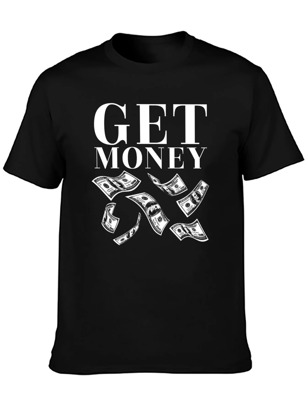 Get Money Black T-Shirt Graphic Print product image 2