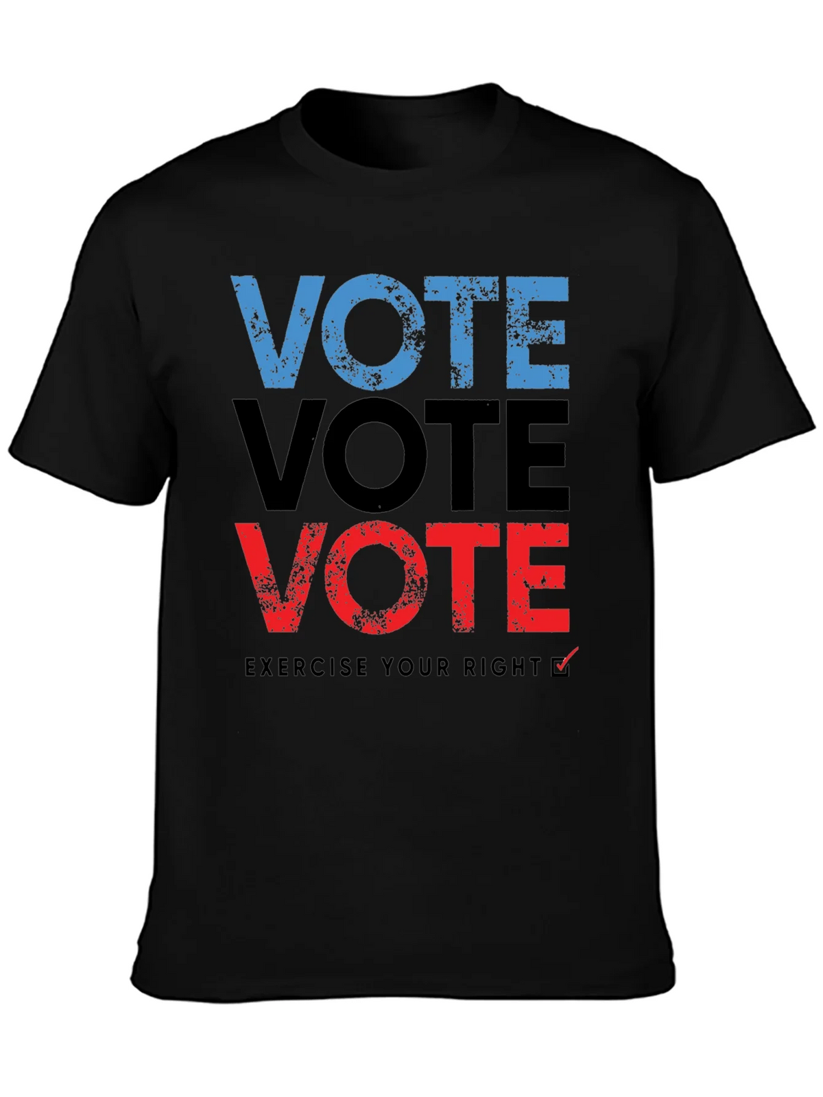 Vote T-Shirt: Exercise Your Right - Black product image 3