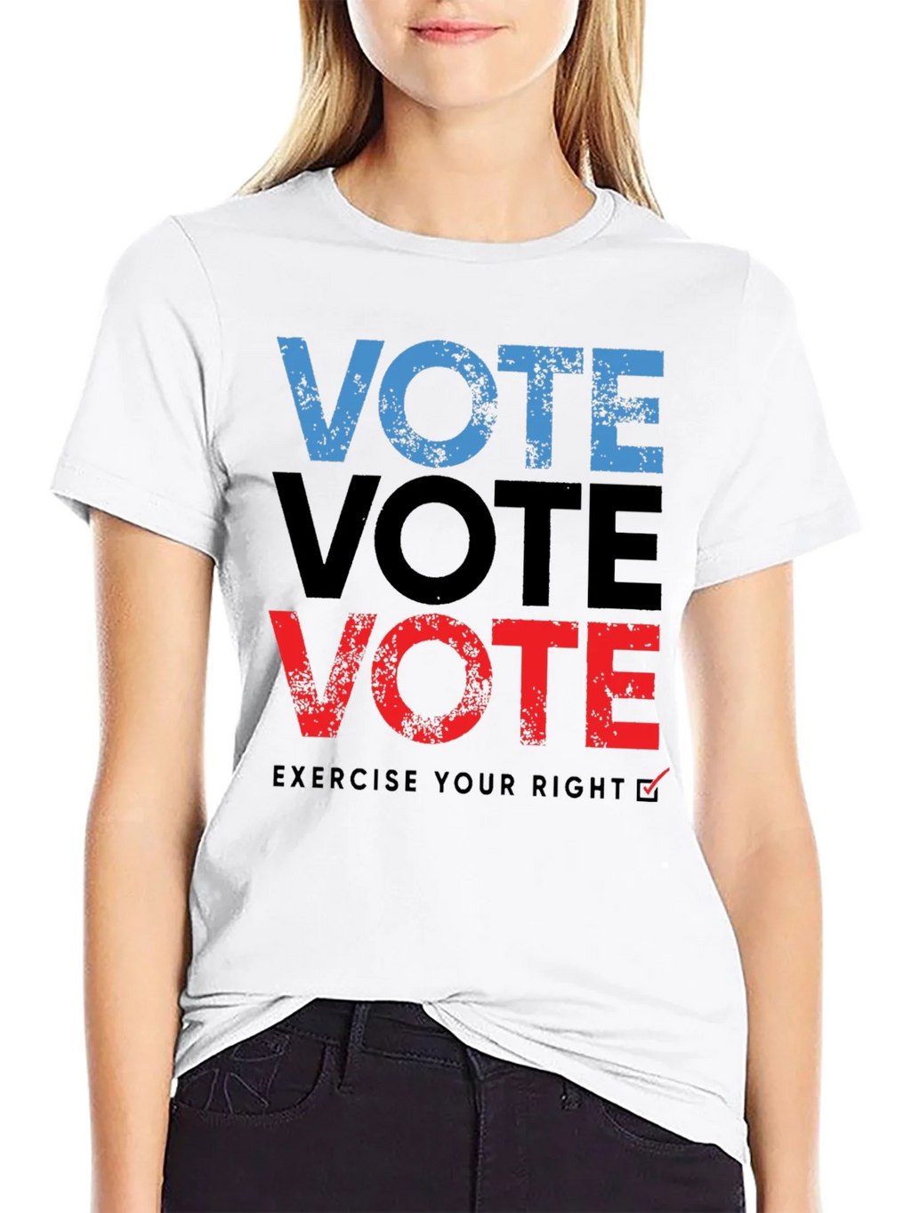 Vote T-Shirt: Exercise Your Right - Black product image 8