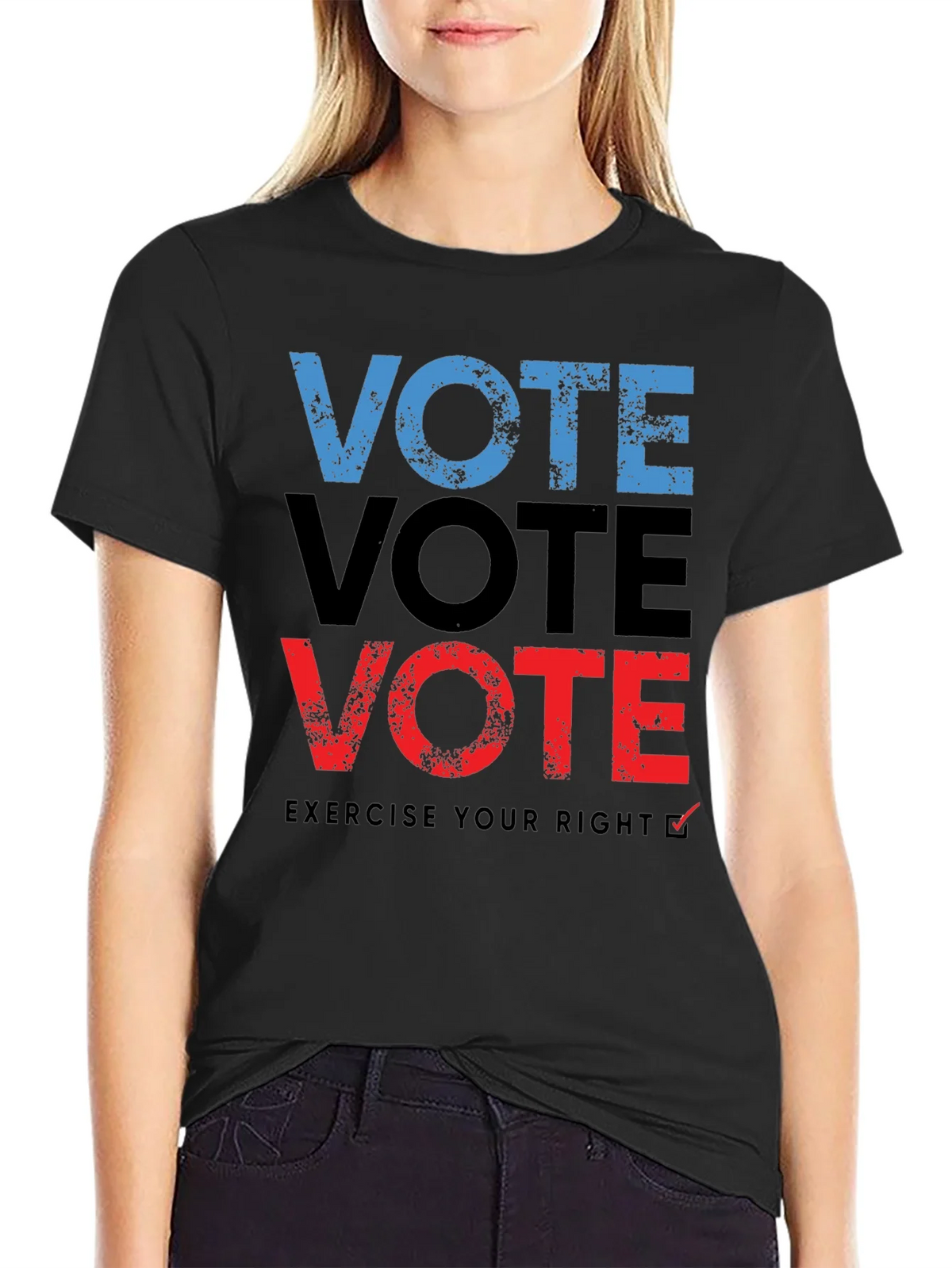 Vote T-Shirt: Exercise Your Right - Black product image 2