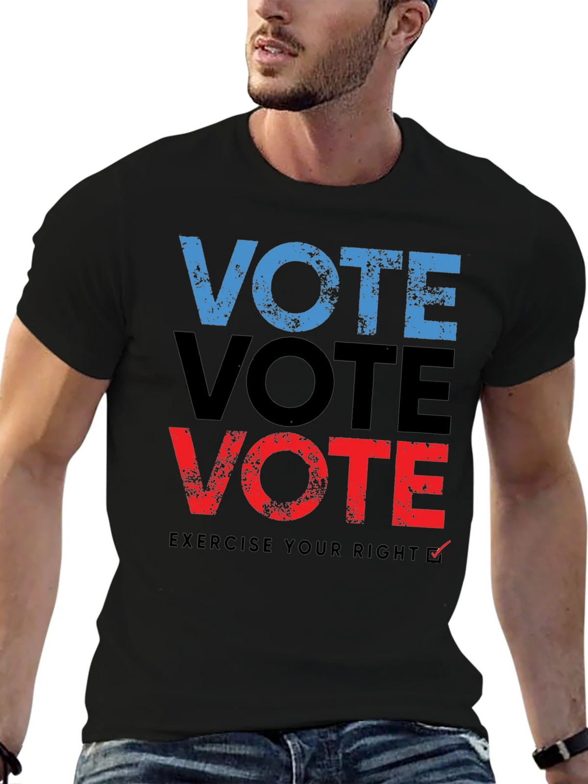 Vote T-Shirt: Exercise Your Right - Black product image 6
