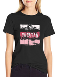 Yucatan Palm Tree Graphic T-Shirt product image 1