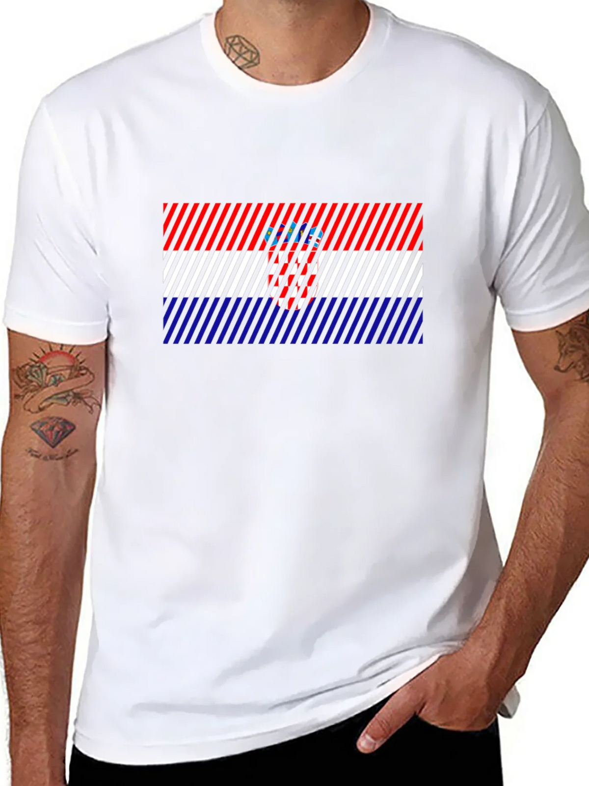 Croatia Flag Graphic T-Shirt - Stylish Patriotic Tee product image 3