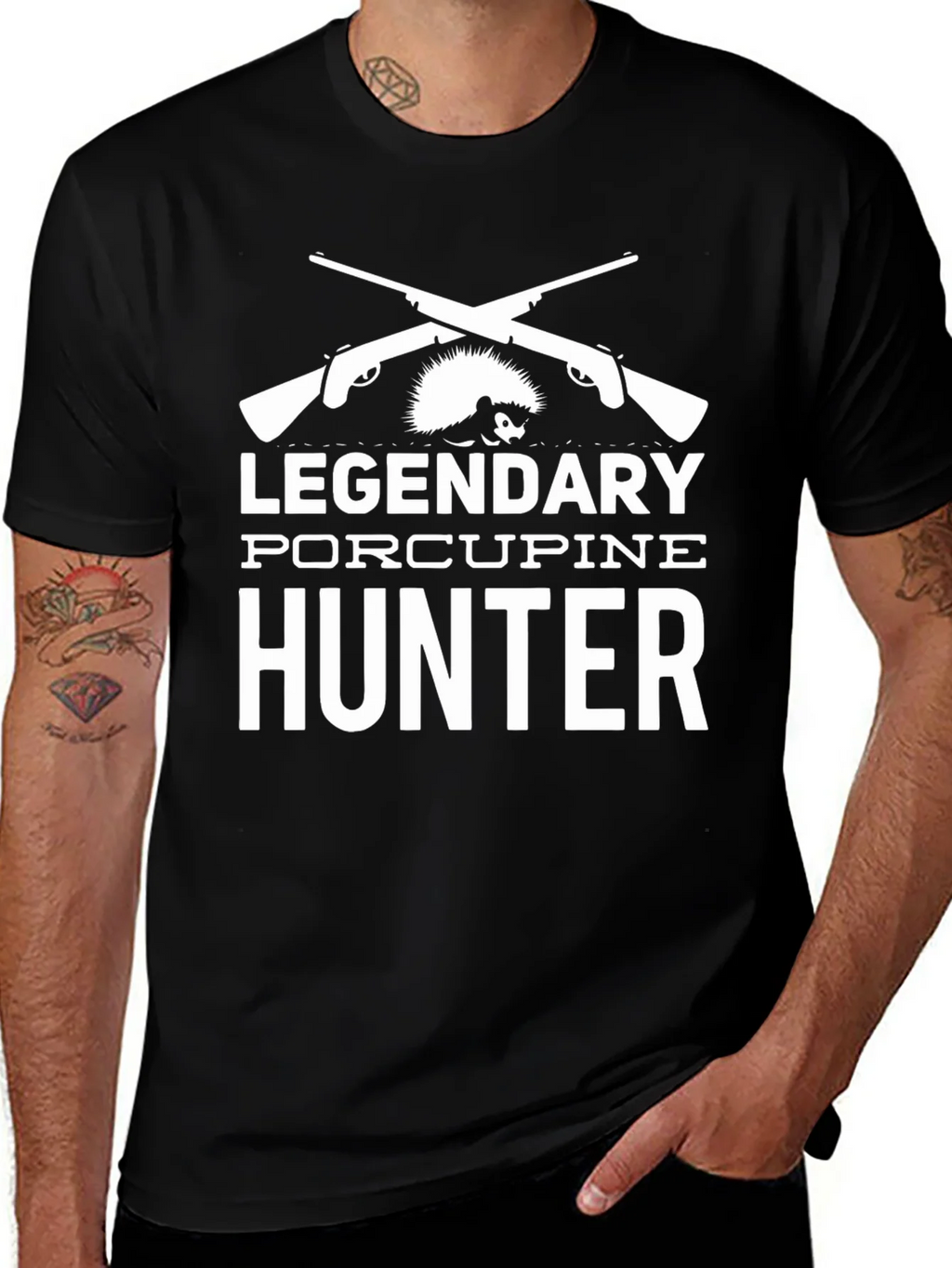 Legendary Porcupine Hunter Graphic Tee product image 1