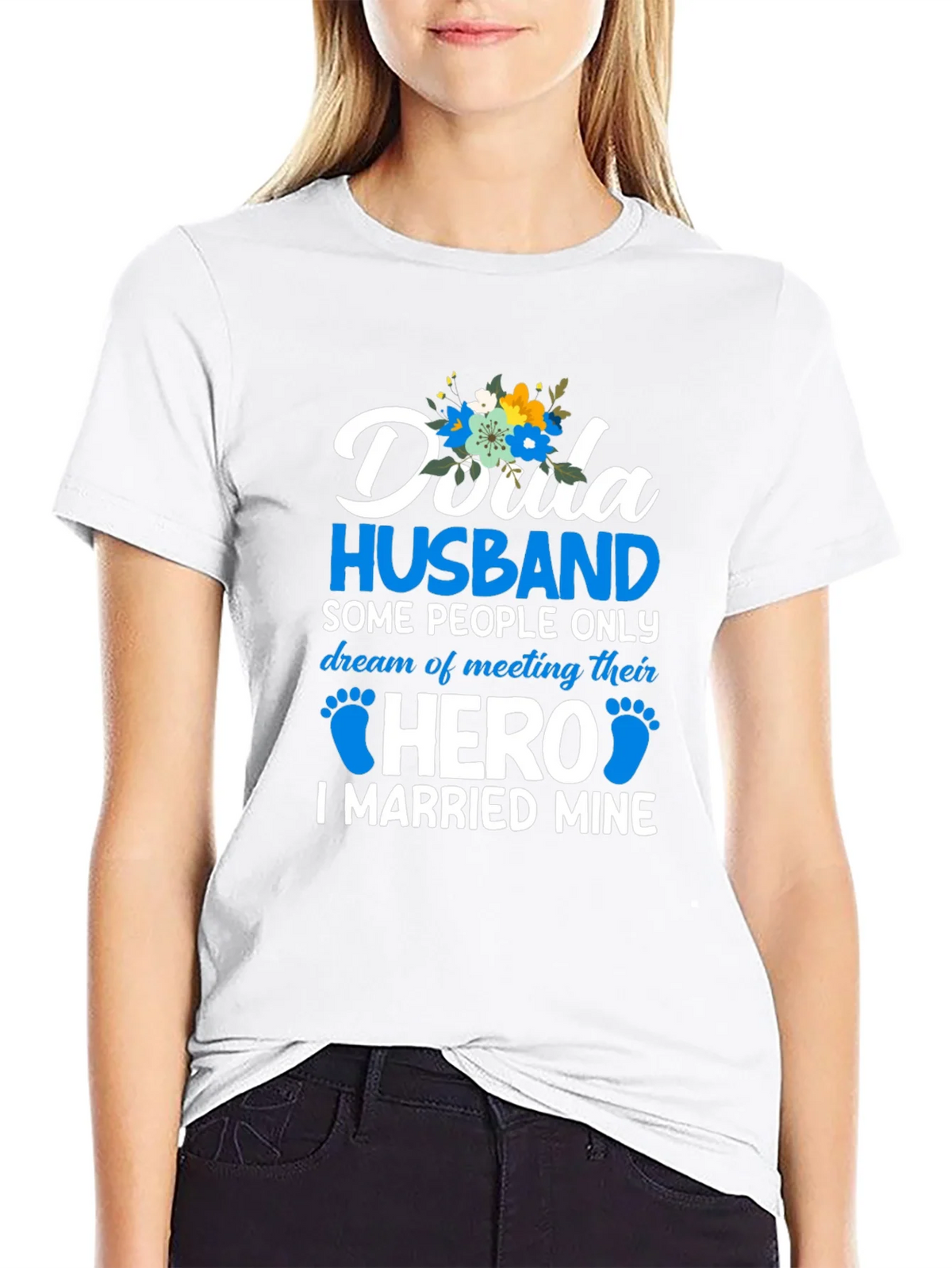 Doula Husband Hero T-Shirt product image 8