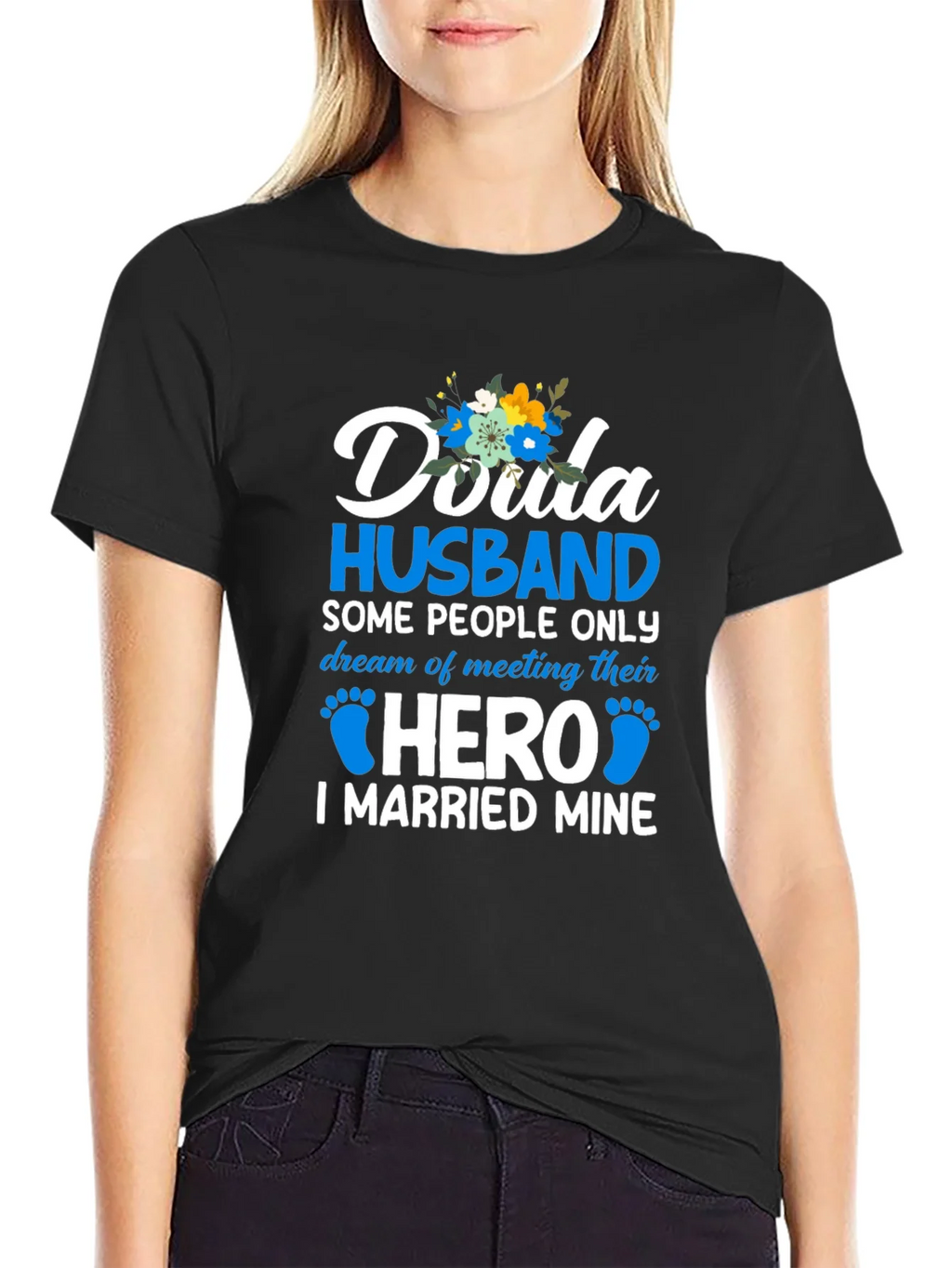 Doula Husband Hero T-Shirt product image 2
